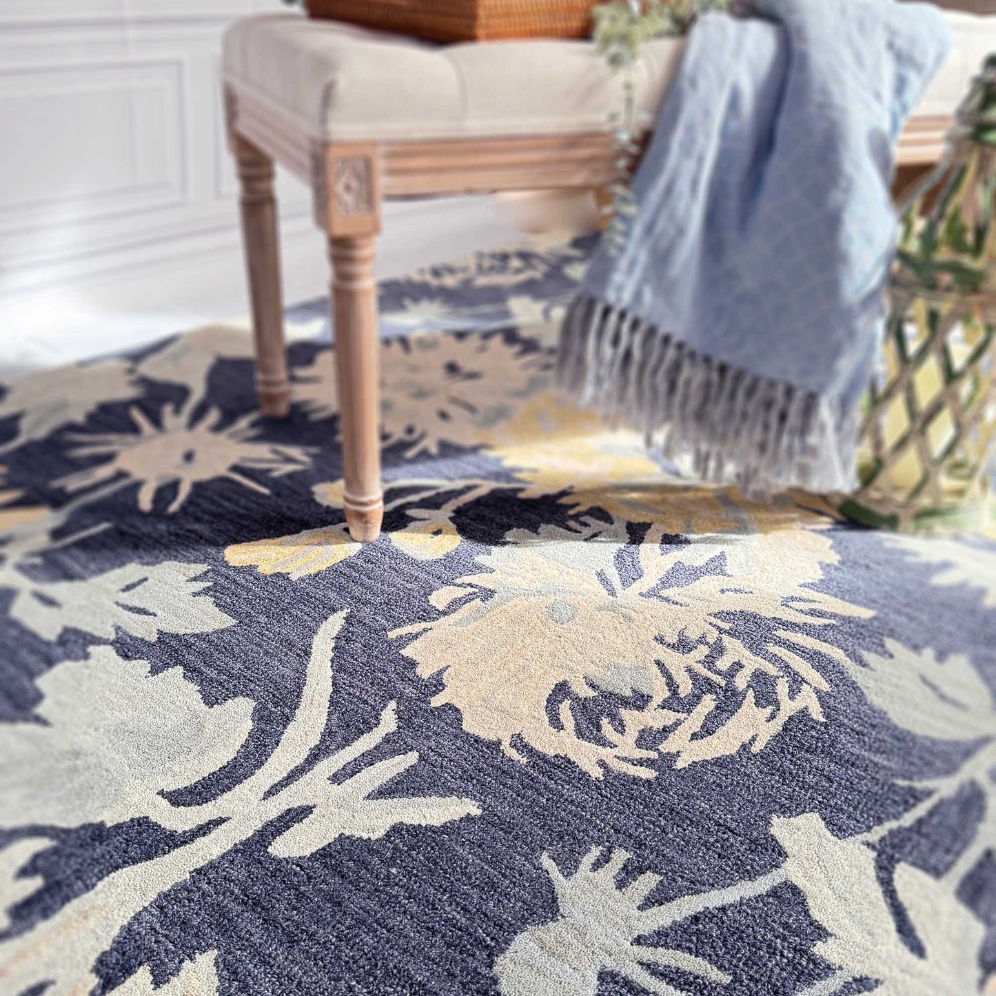 Avanti-Floral Nouveau Blue Multi