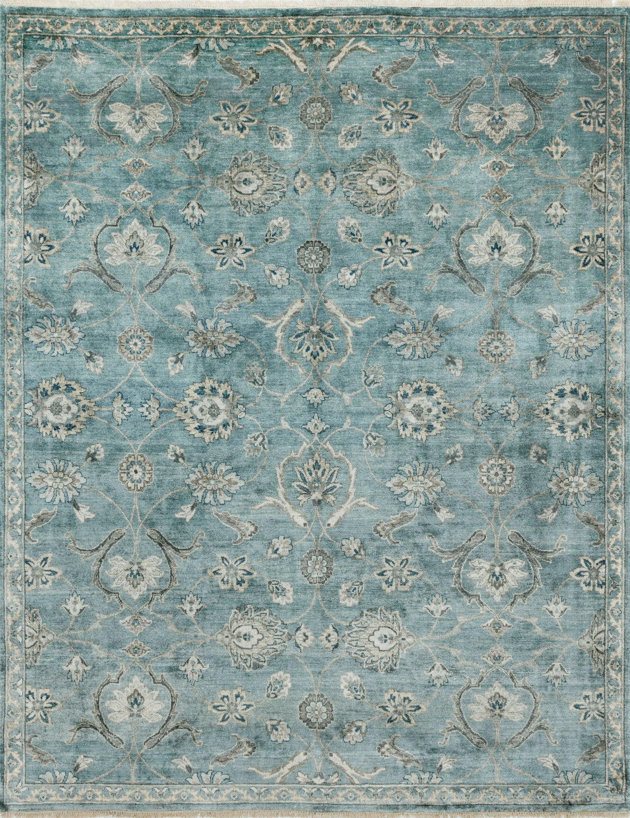 Loloi Kensington KG-01 Blue/Fog Area Rug by Henrietta Spencer-Churchill