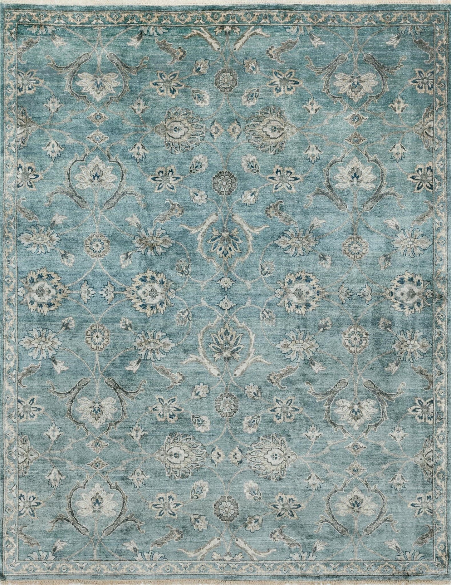 Loloi Kensington KG-01 Blue/Fog Area Rug by Henrietta Spencer-Churchill
