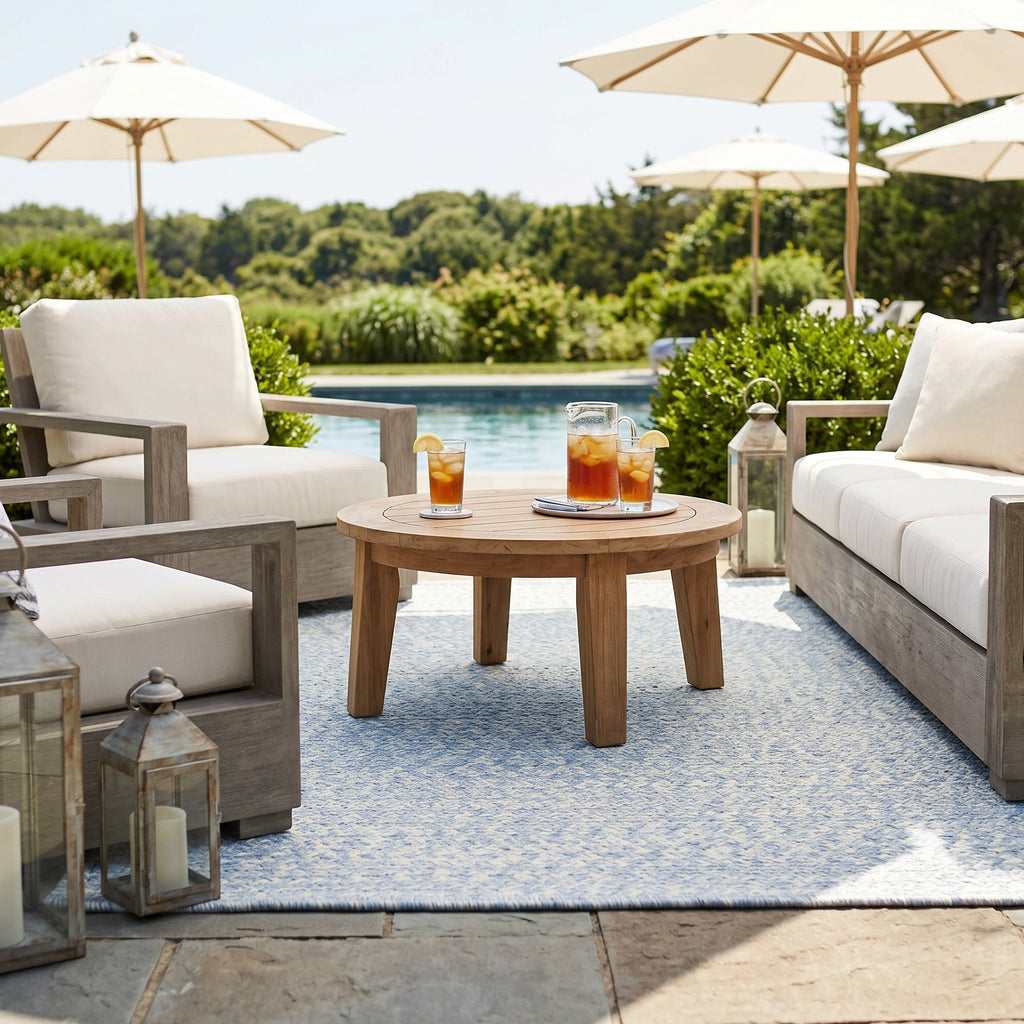 Beach Barn Tweed Baby Blue