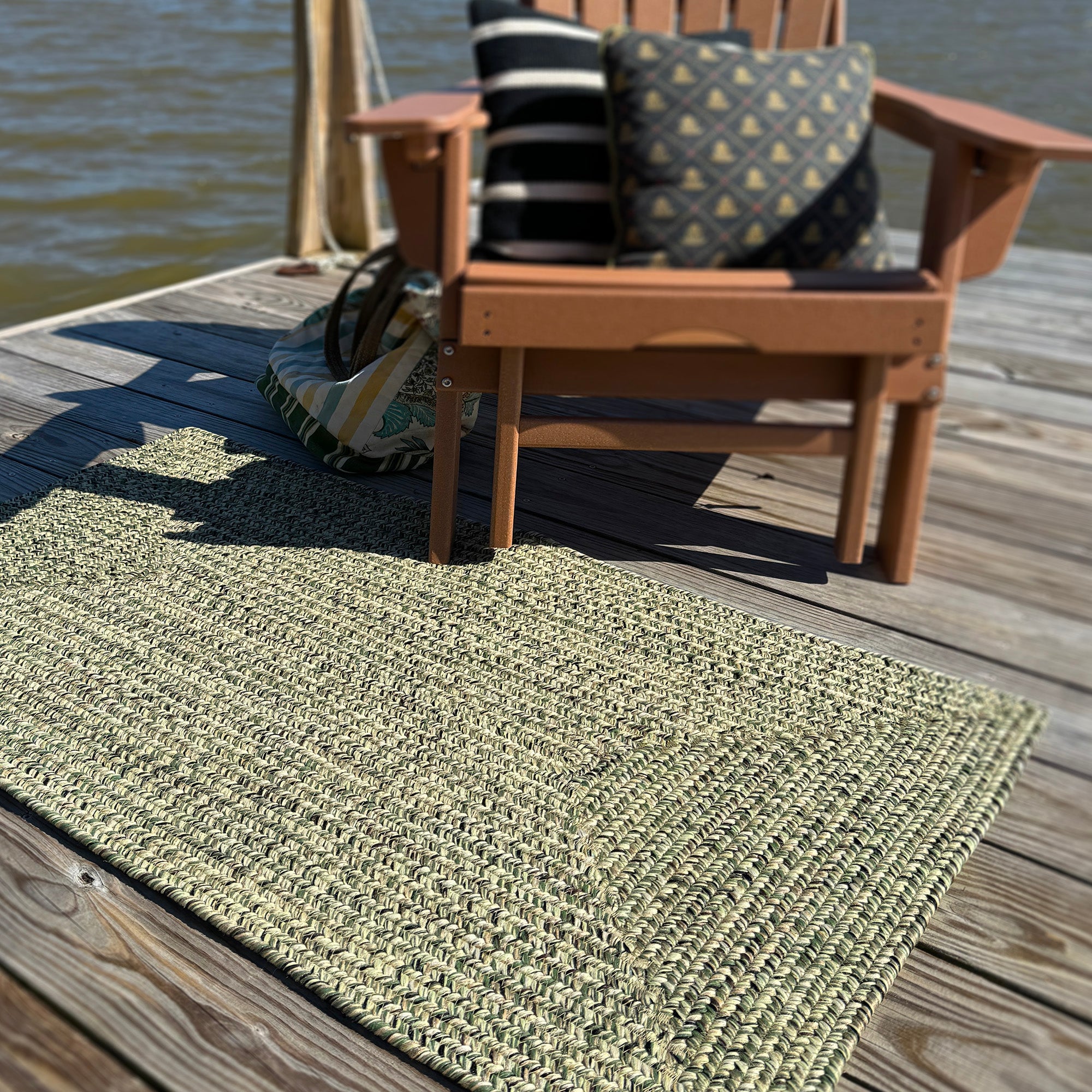 Dockside Palm Leaf