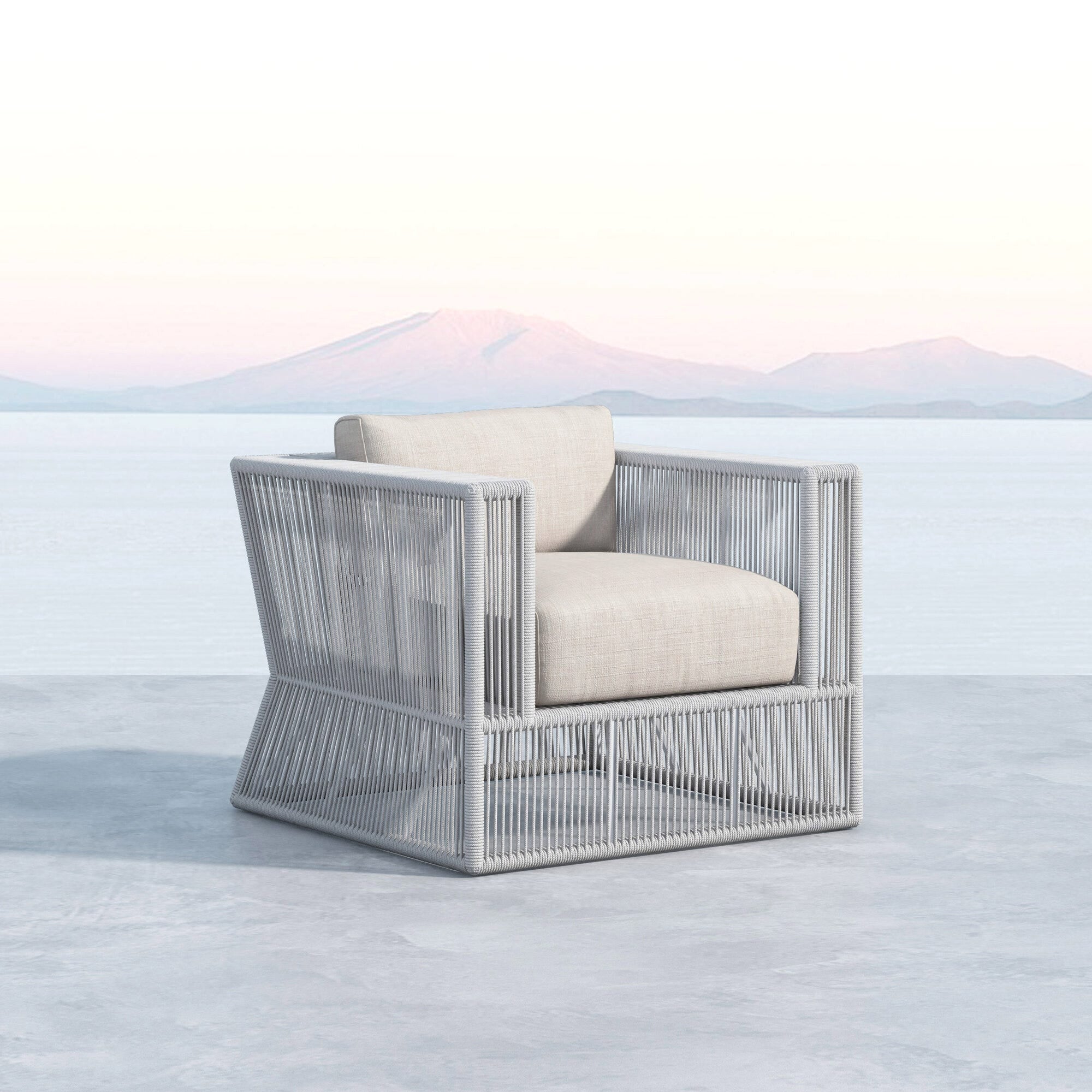Miami Club Chair in Echo Ash w/ Self Welt