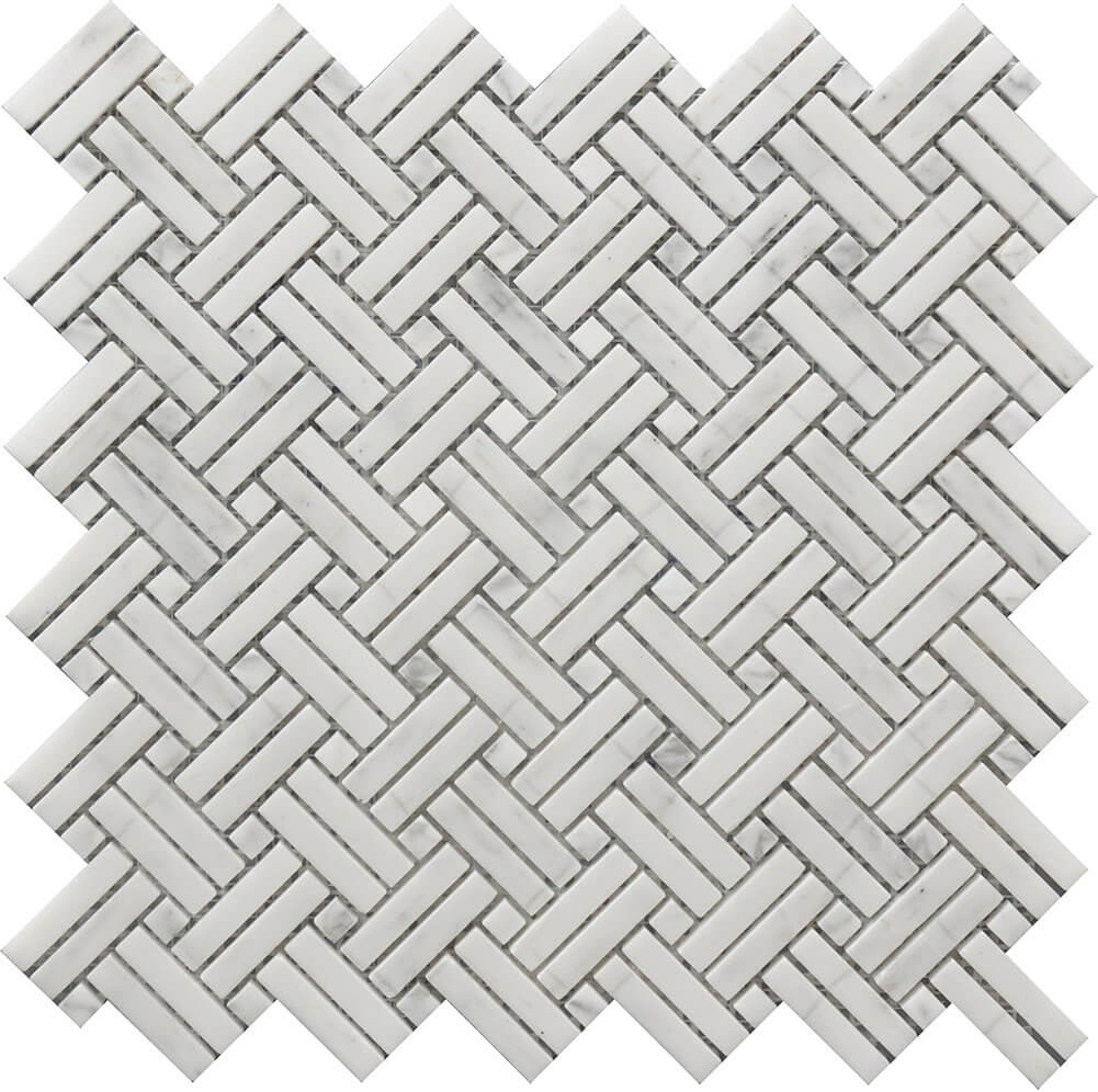 Roca Tile - Crossed Basket Weave Mosaic 12 x 12