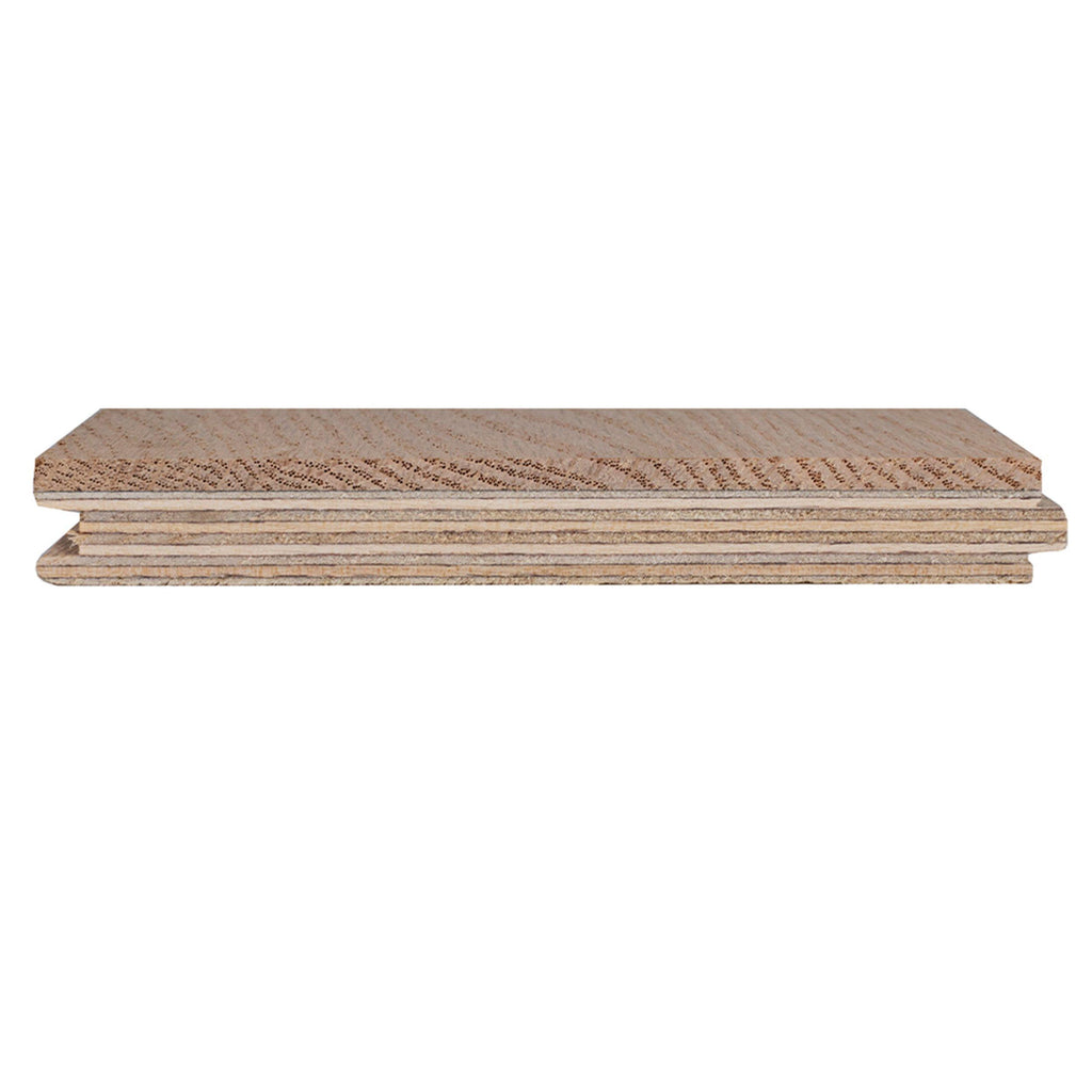 Unfinished White Oak  Engineered Hardwood Character Grade