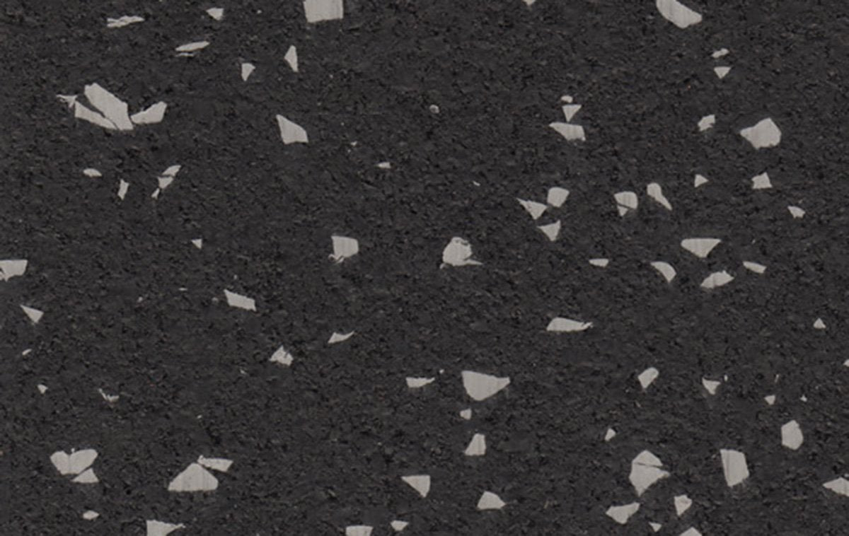 10% Gray Rubber Flooring