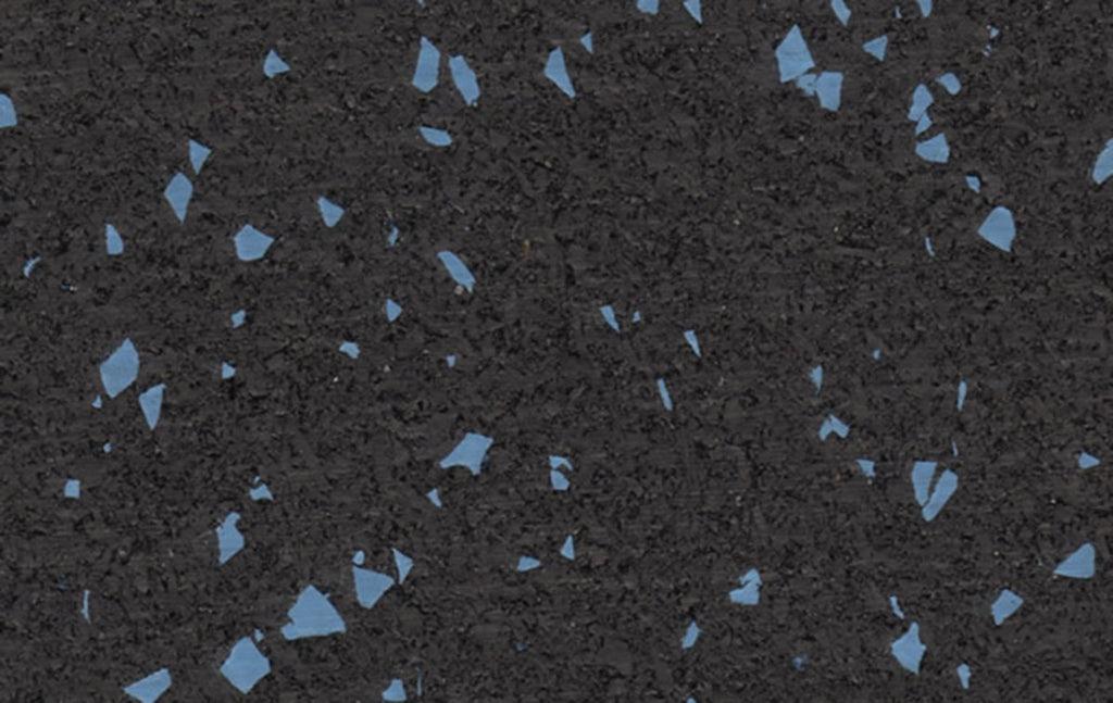 10% Blue Rubber Flooring