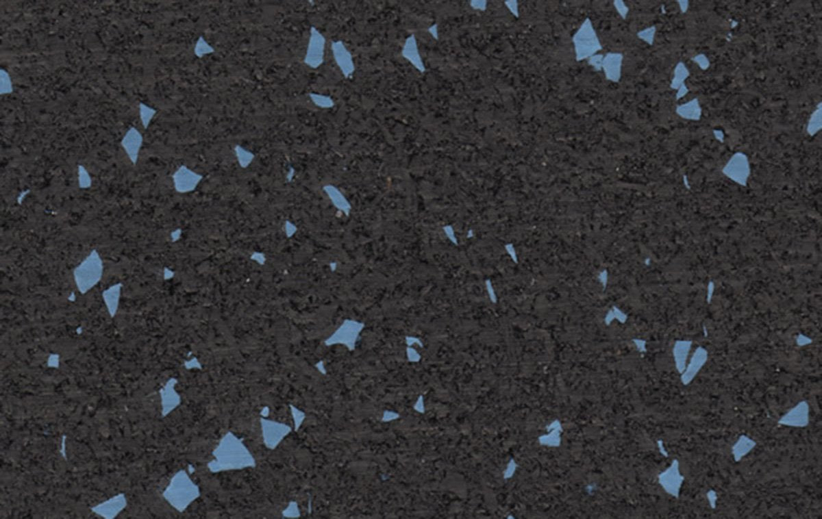 10% Blue Rubber Flooring