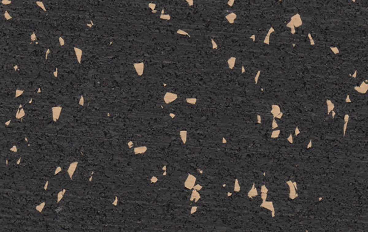 10% Tan Rubber Flooring