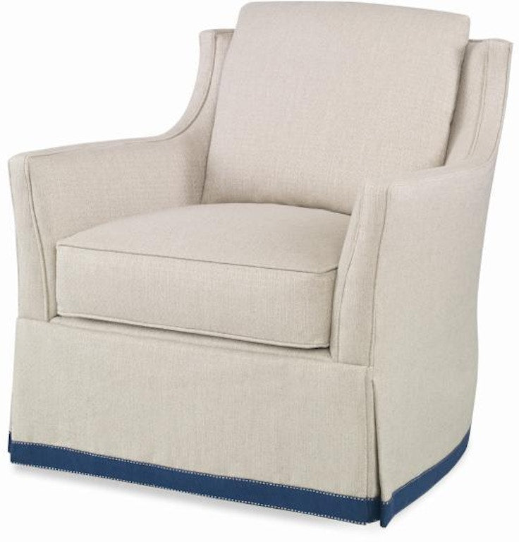 Century Furniture Eyre Skirted Swivel Chair 11-2114Sks
