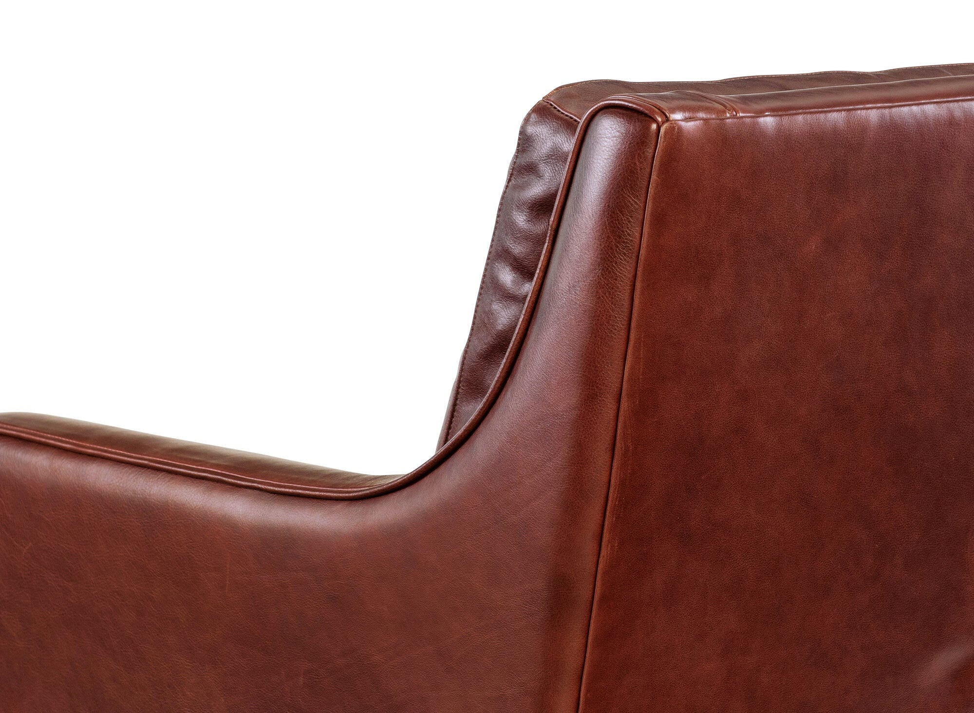 Percy Leather Club Chair Detail Image 2