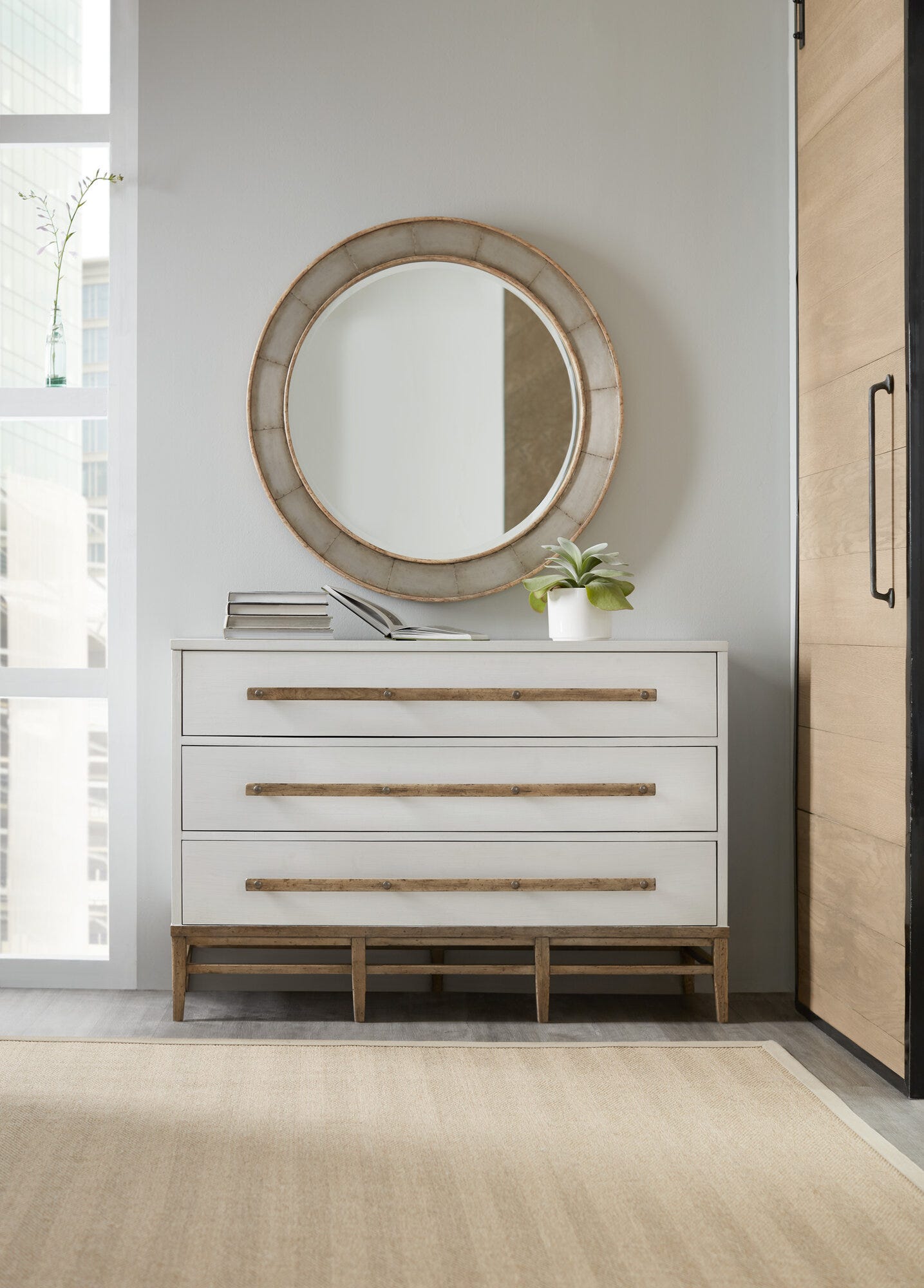 Urban Elevation Three-Drawer Bachelors Chest Room Image 2