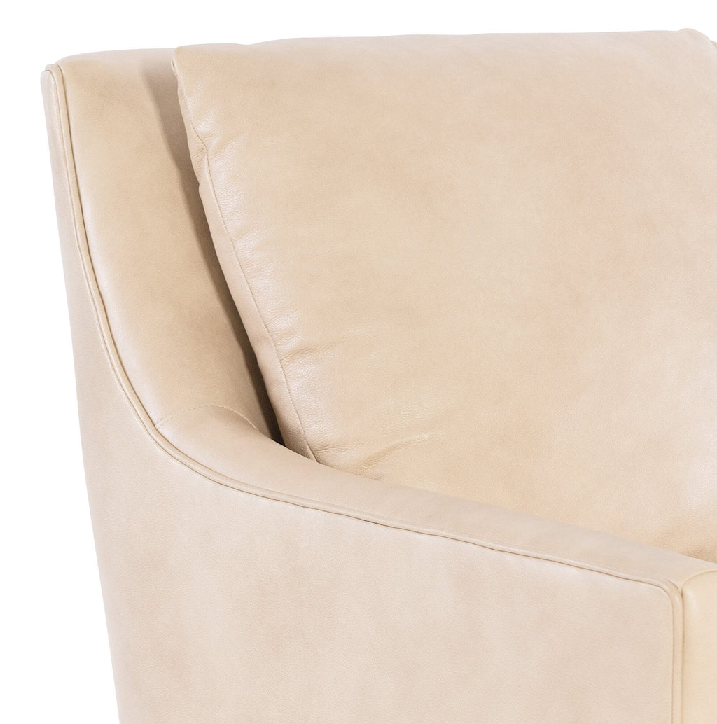 Roake Leather Swivel Chair