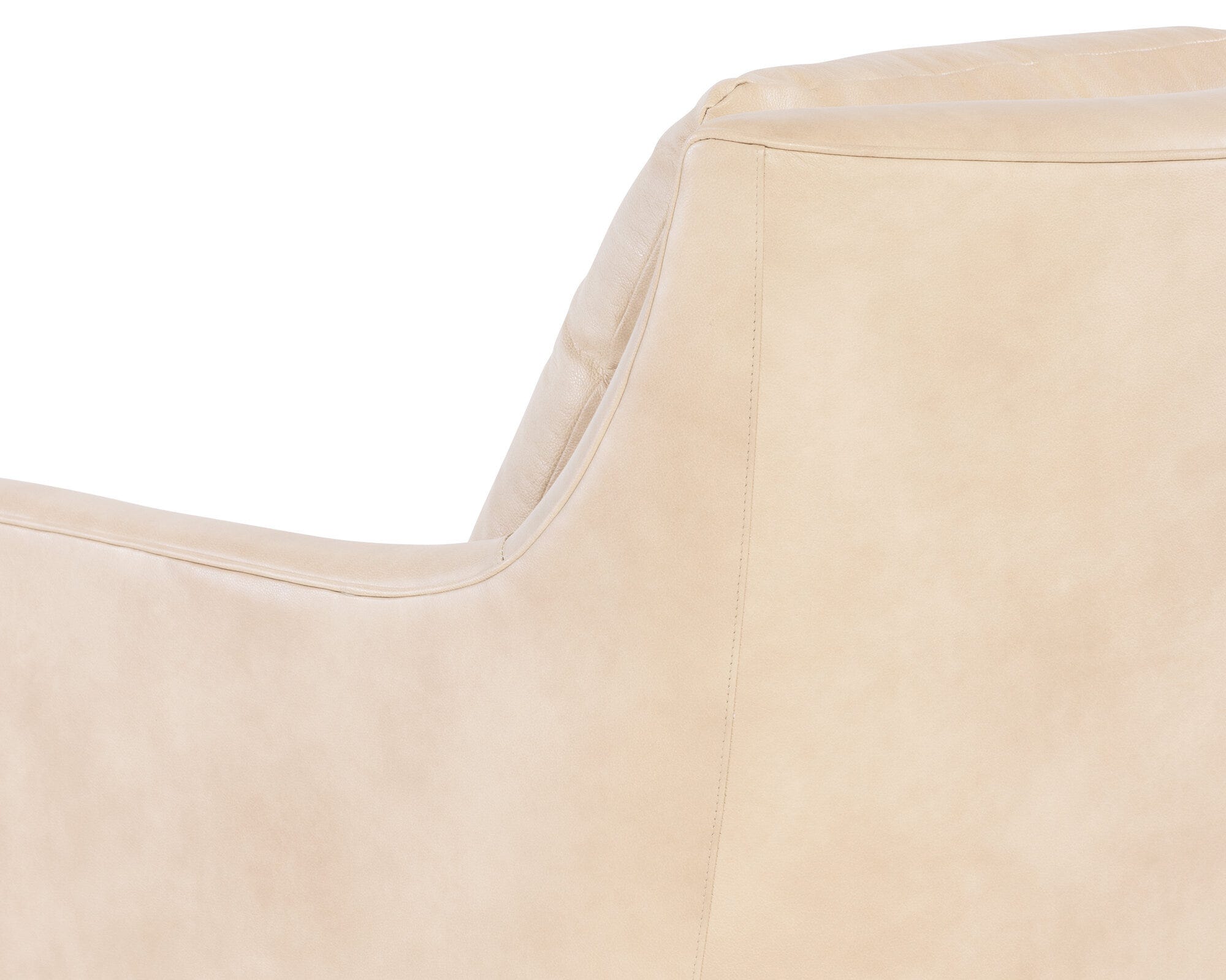 Roake Leather Swivel Chair