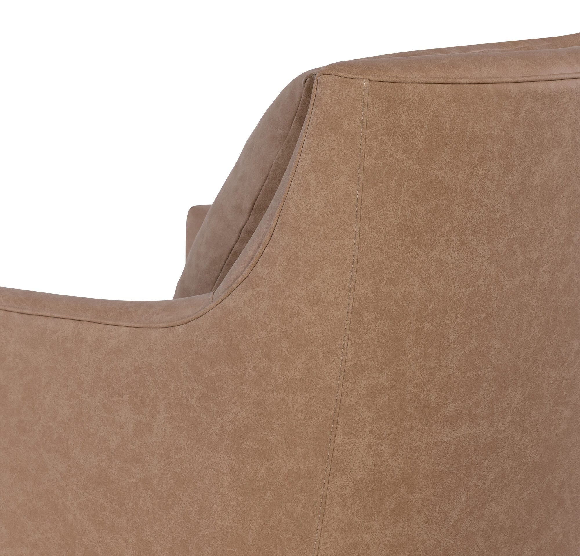 Roake Leather Swivel Chair