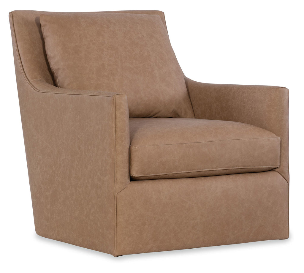 Roake Leather Swivel Chair