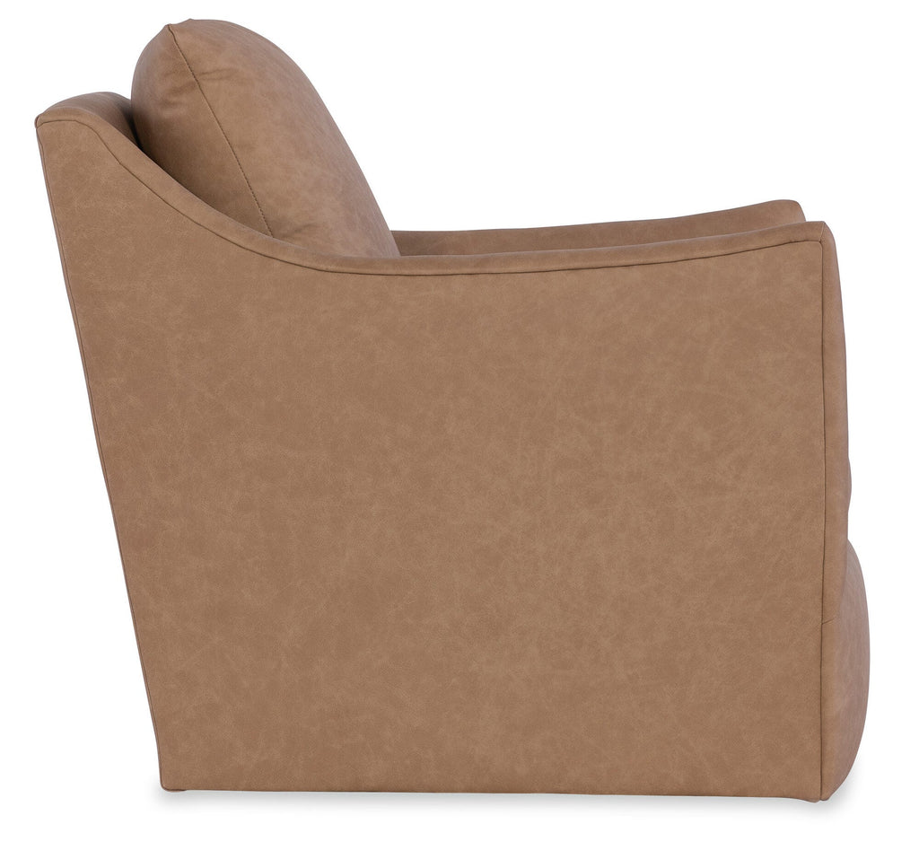 Cade Leather Chair Side Silo Image