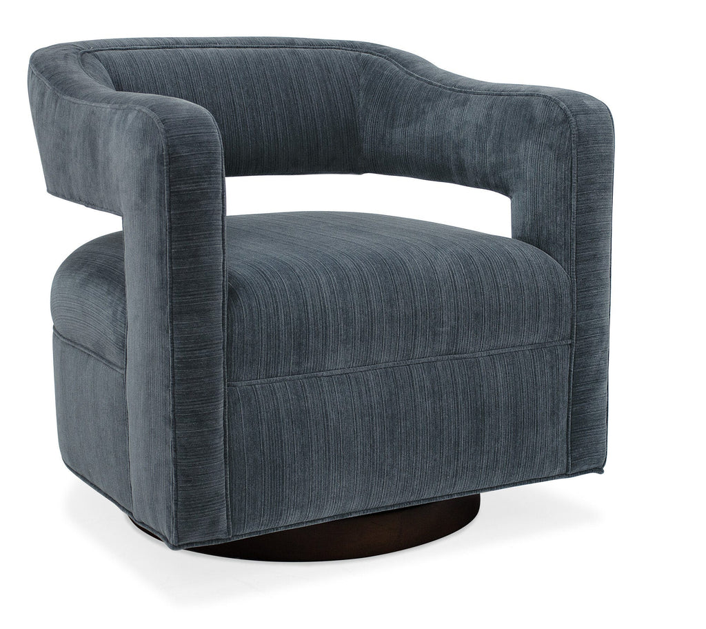 Max Swivel Chair - Wood Base
