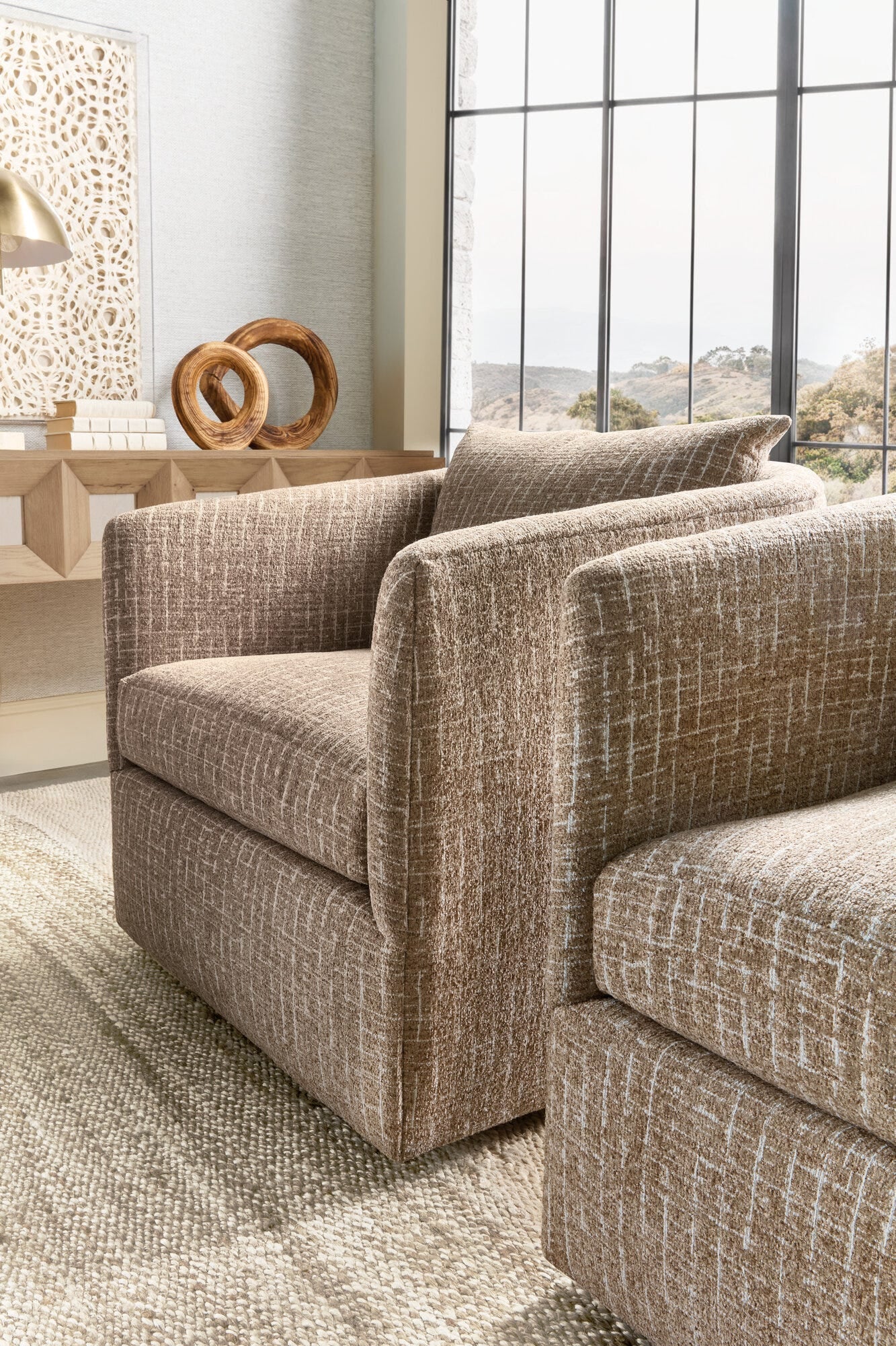 Cassia Swivel Chair Room