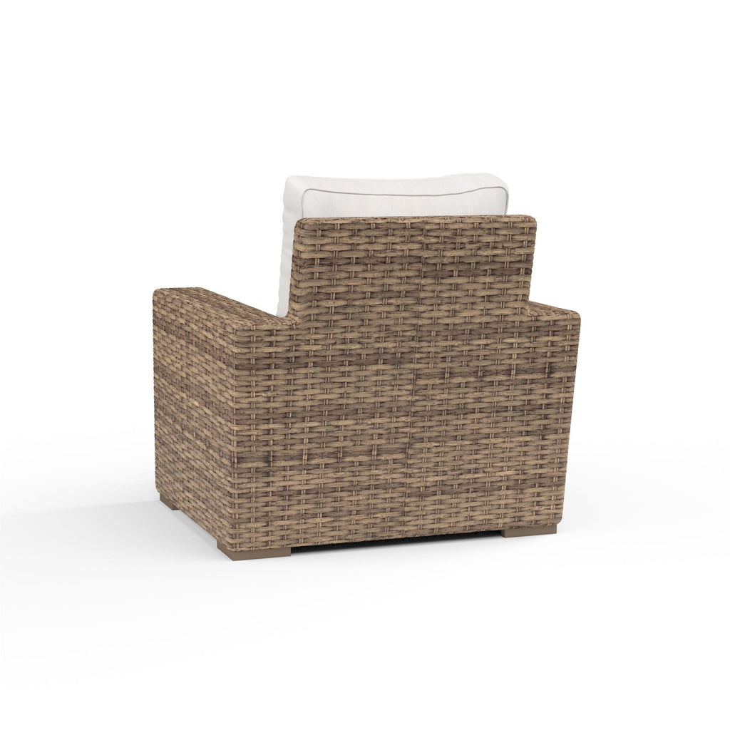 Havana Club Chair in Canvas Flax w/ Self Welt