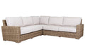 Havana Sectional in Canvas Flax w/ Self Welt