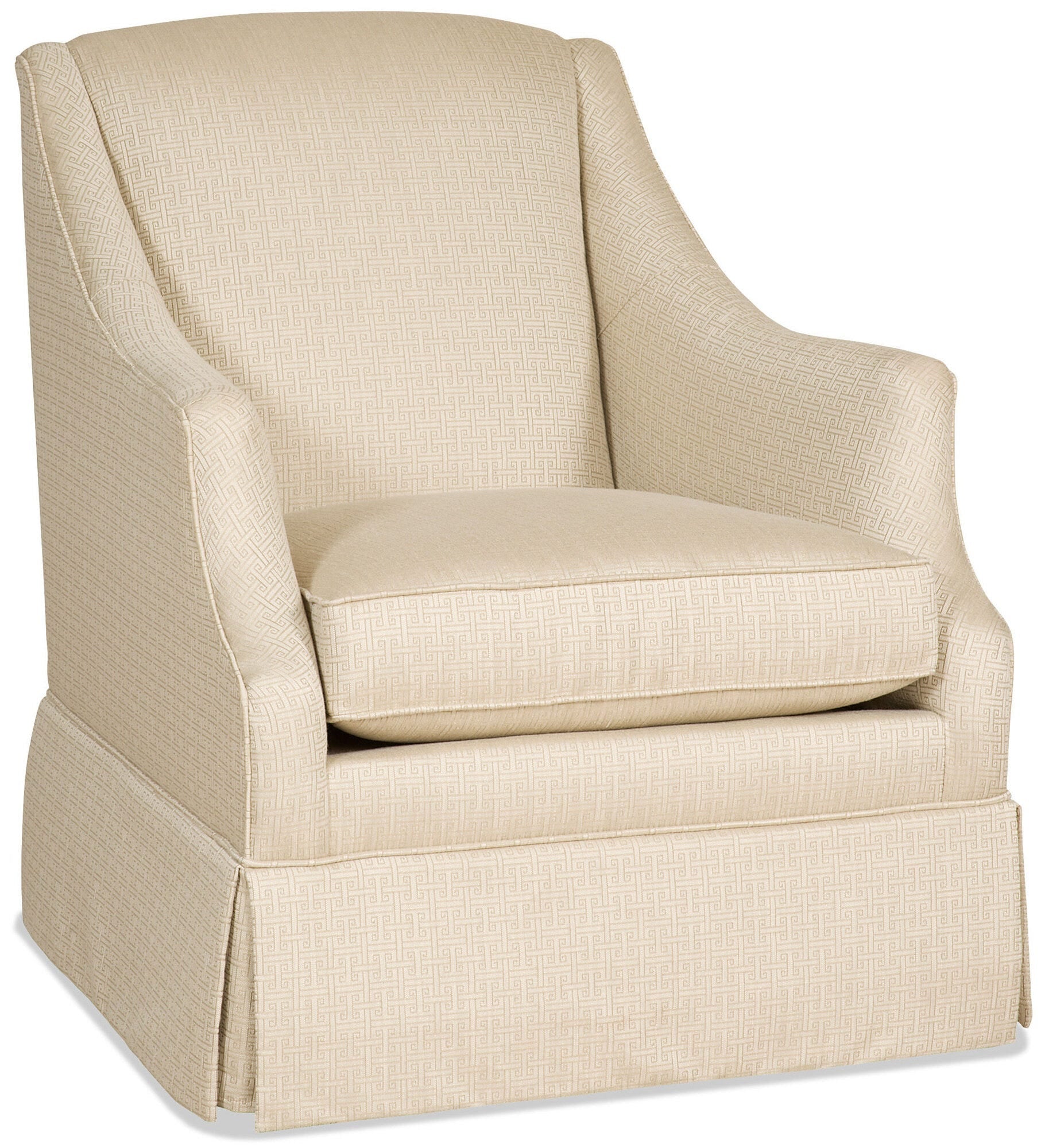 Lark Skirted Swivel Glider