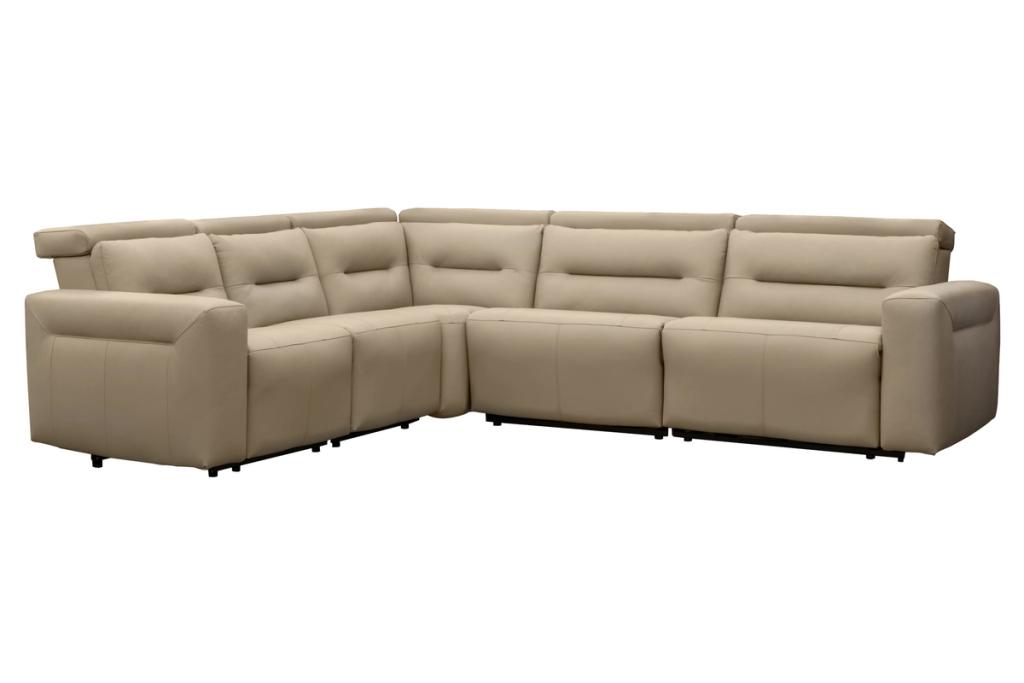3008 - Hudson - Sectional - Brown