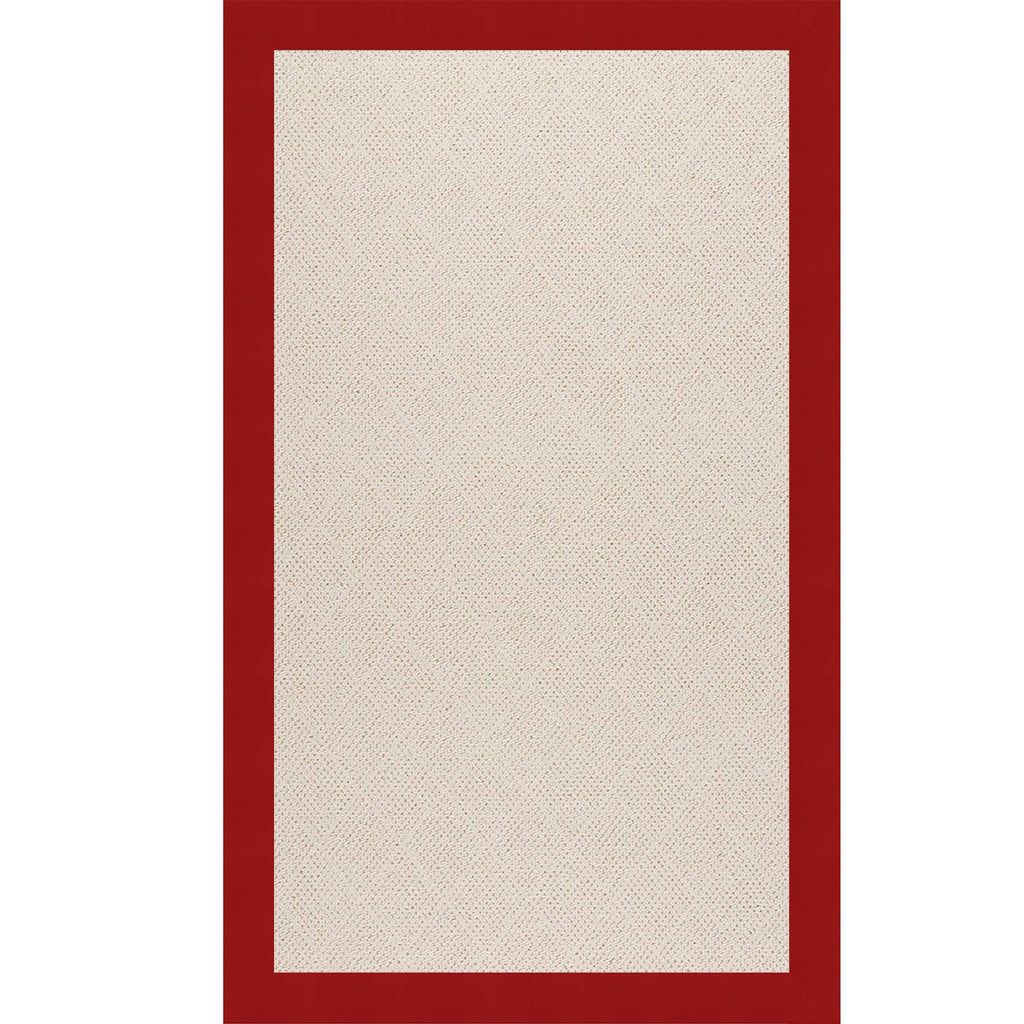 Creative Concepts-White Wicker Canvas Jockey Red