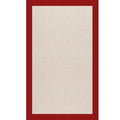 Creative Concepts-White Wicker Canvas Jockey Red