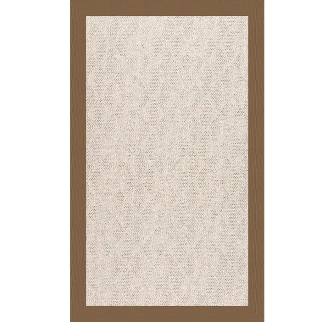Creative Concepts-White Wicker Canvas Cocoa