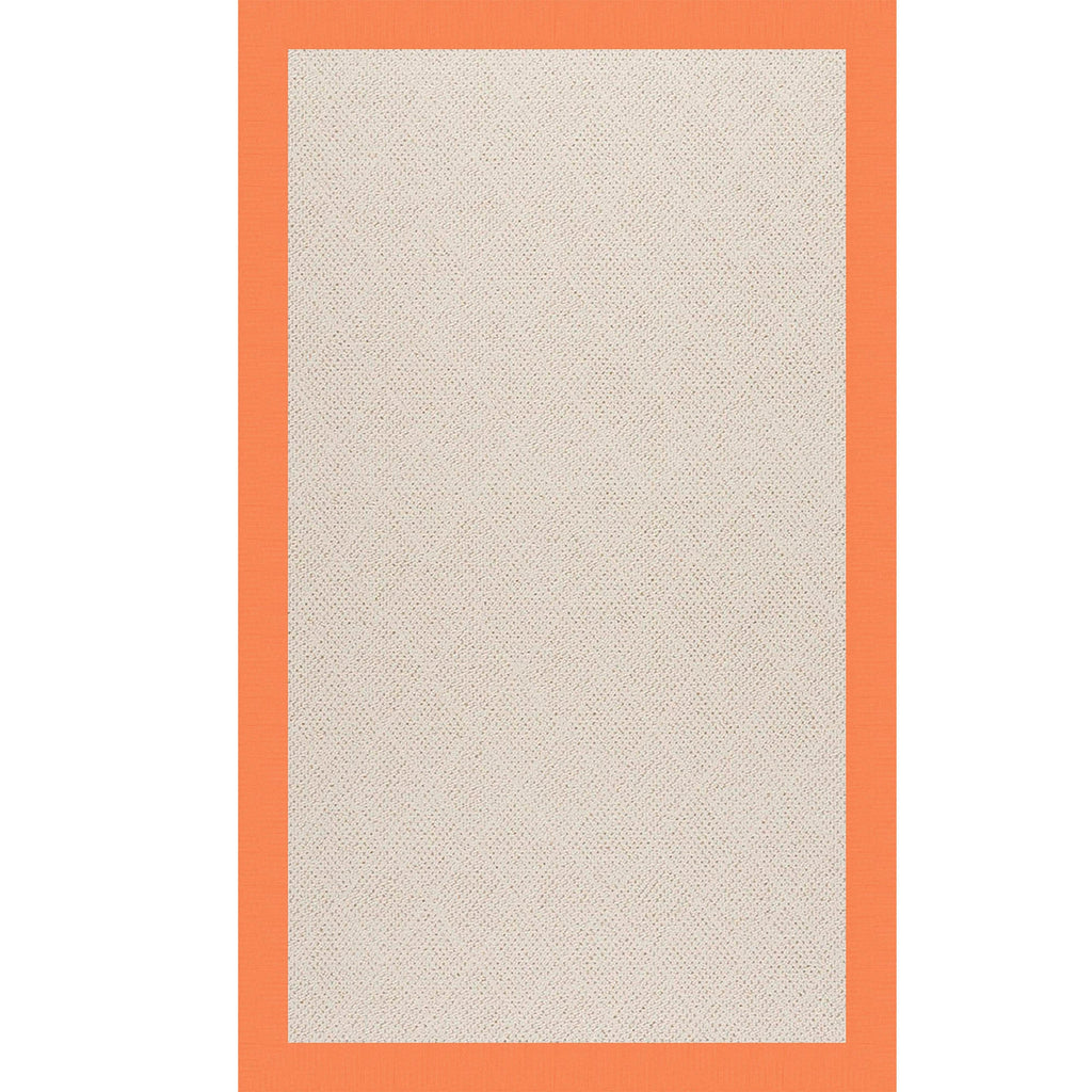 Creative Concepts-White Wicker Canvas Tangerine