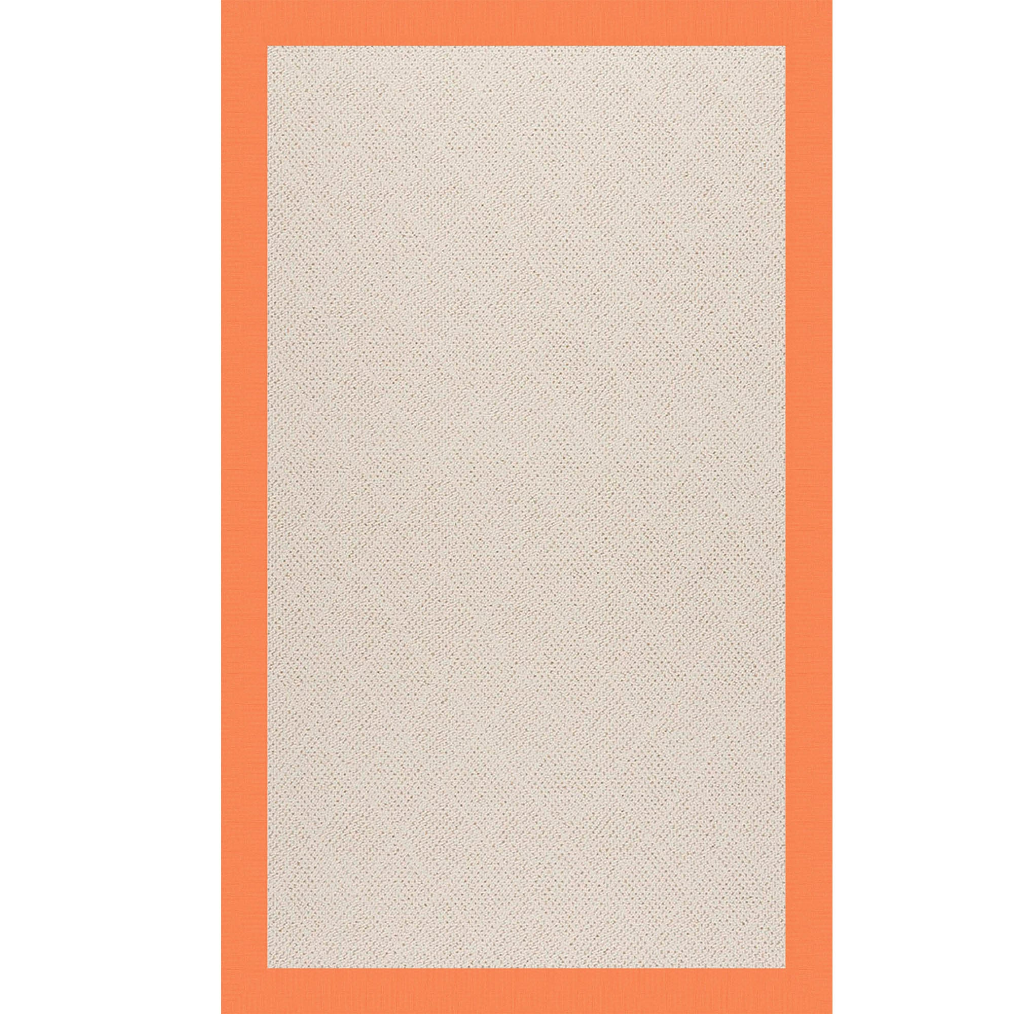 Creative Concepts-White Wicker Canvas Tangerine