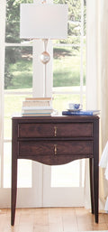 YUTZY WOODWORKING Providence 2 Drawer Nightstand 68041