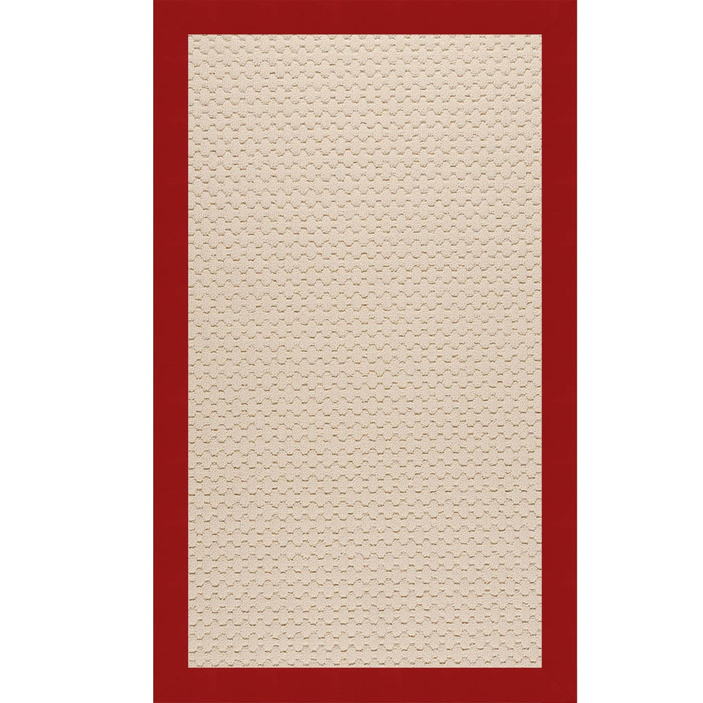 Creative Concepts-Beach Sisal Canvas Jockey Red