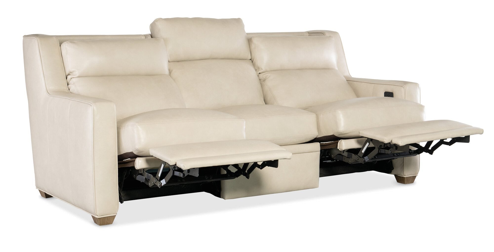 Raymond Reclining Sofa with Power Headrest - Two Piece Back