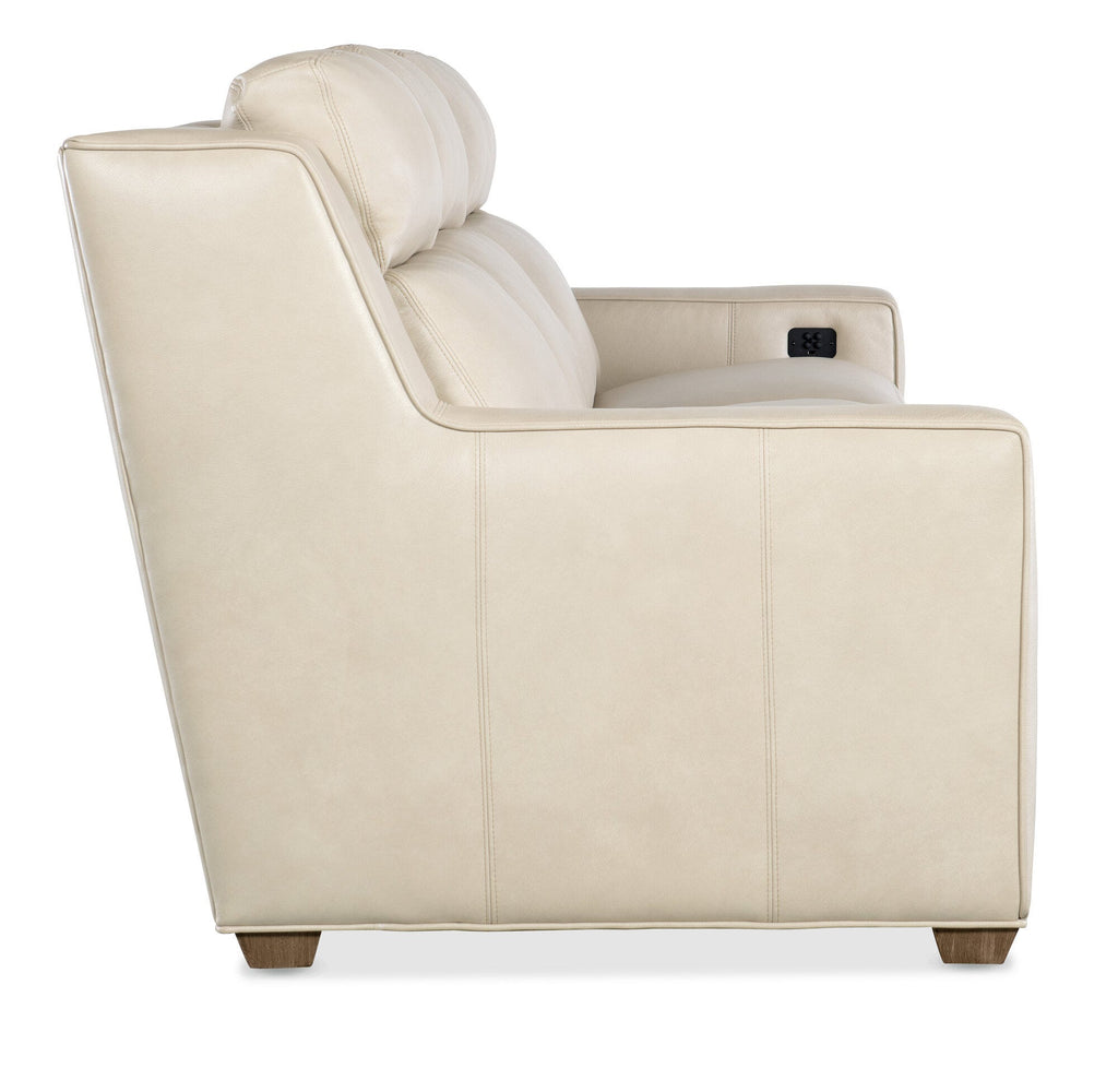 Raymond Reclining Sofa with Power Headrest - Two Piece Back