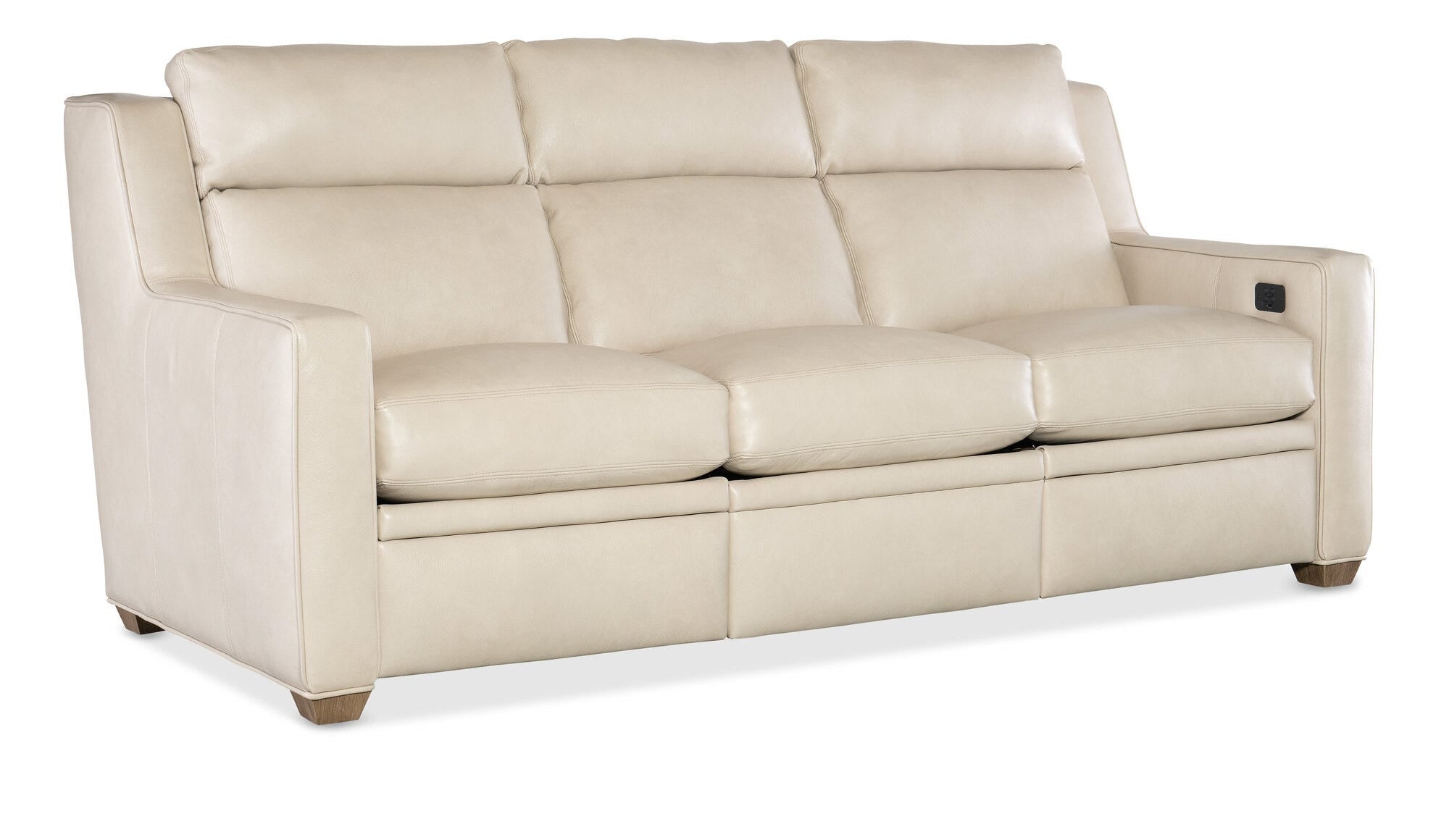 Raymond Reclining Sofa with Power Headrest - Two Piece Back