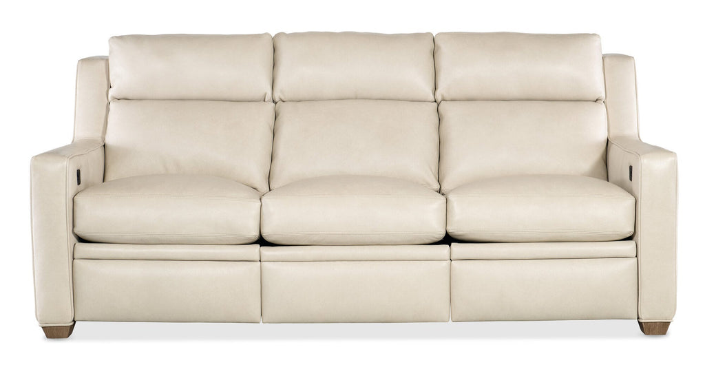 Raymond Reclining Sofa with Power Headrest - Two Piece Back