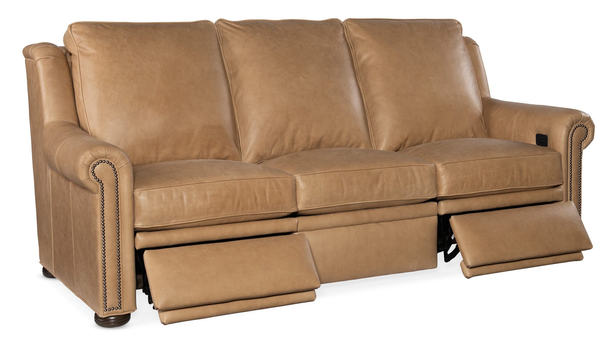 Reece Reclining Sofa Open