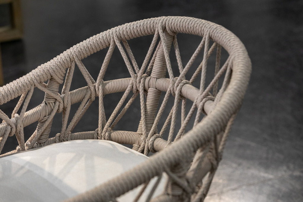 Dana Rope Dining Chair Detail Image