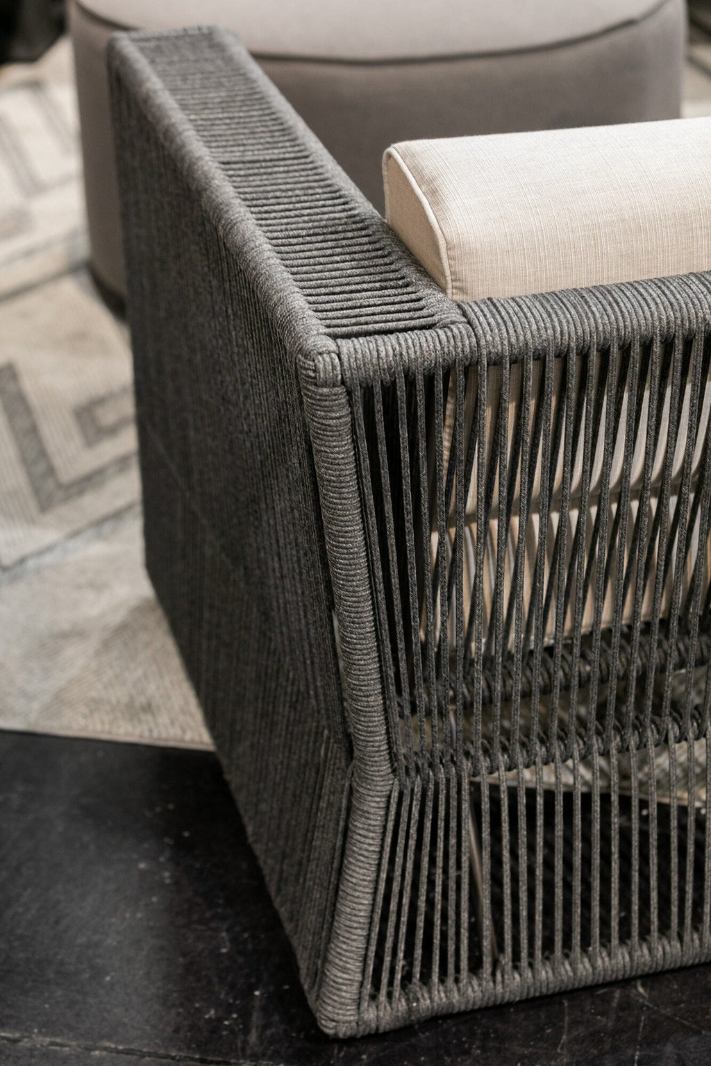 Milano Sofa in Echo Ash w/ Self Welt