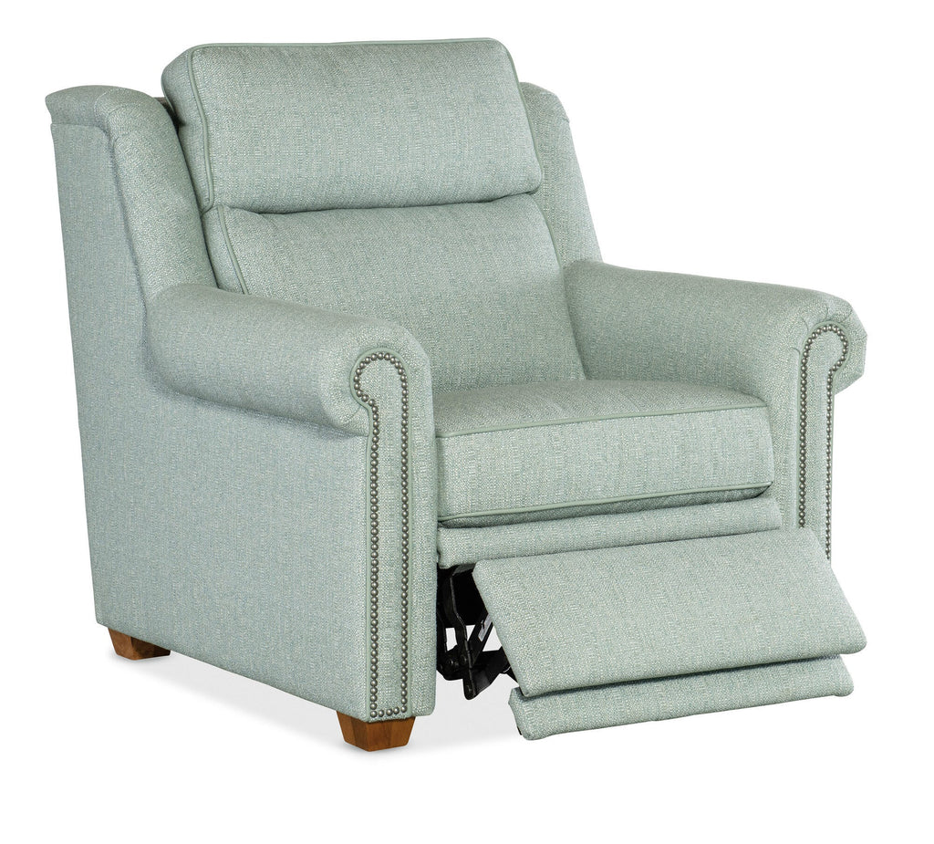 Reece Reclining Chair with Power Headrest - Two Piece Back