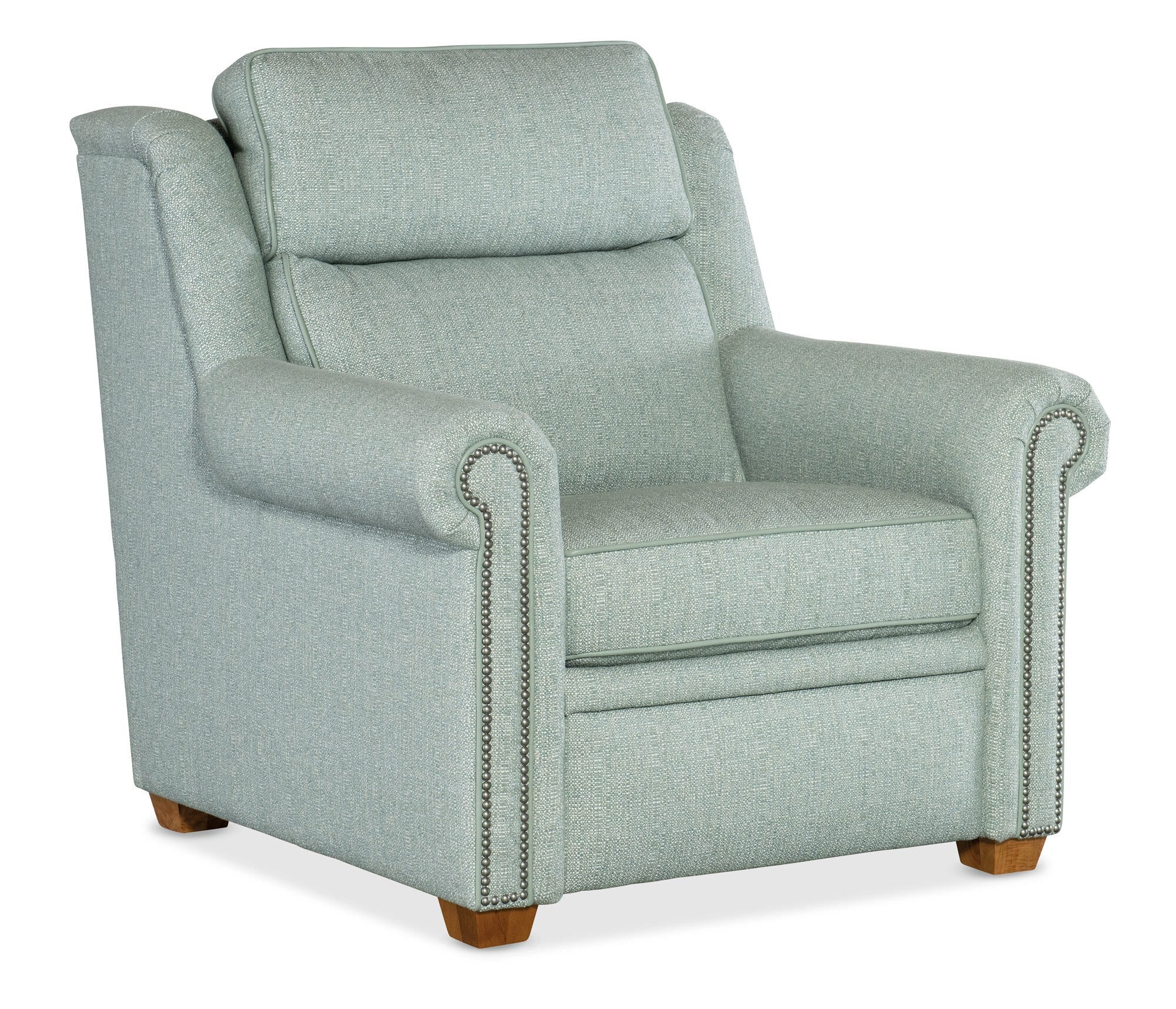 Reece Reclining Chair with Power Headrest - Two Piece Back