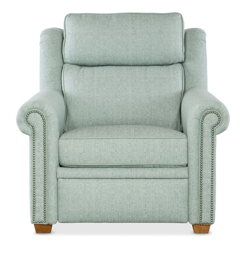 Reece Reclining Chair with Power Headrest - Two Piece Back