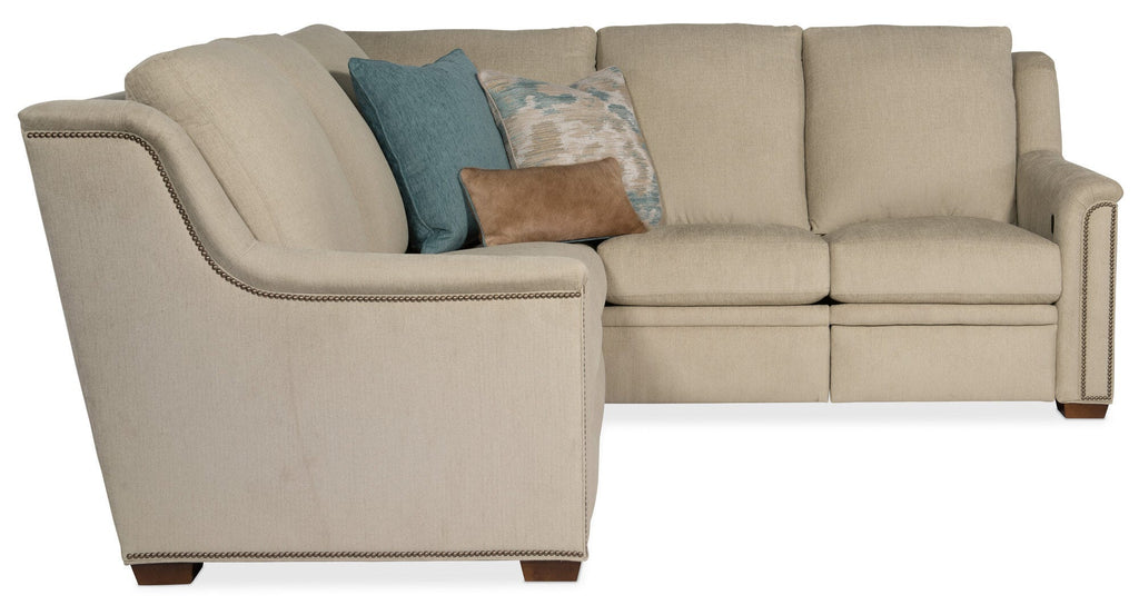 204 Raiden Reclining Sectional with One-Piece Back