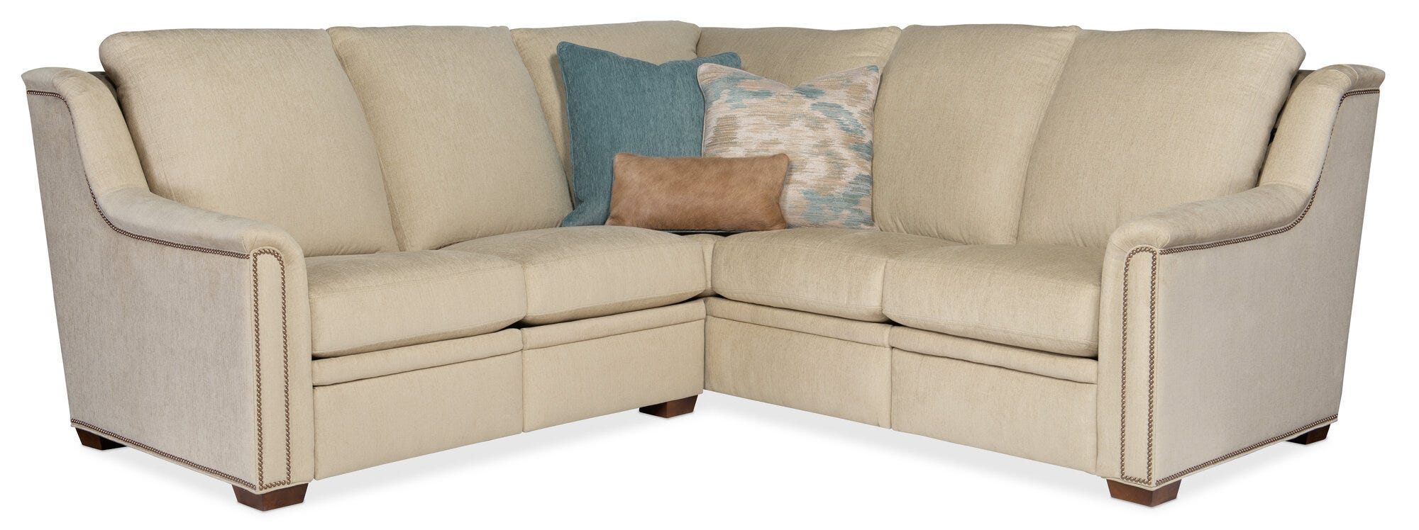 204 Raiden Reclining Sectional with One-Piece Back