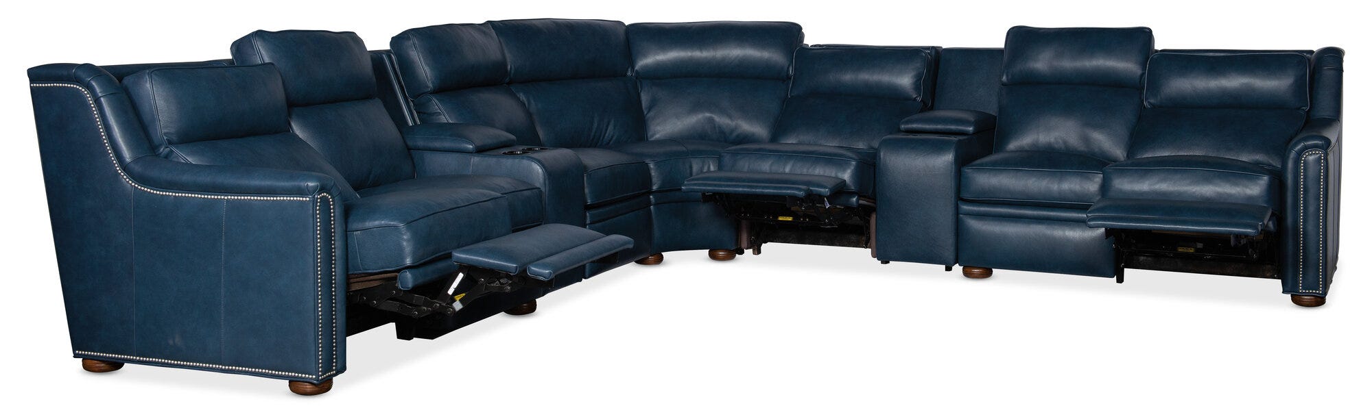 204 Raiden Reclining Sectional with Two-Piece Back