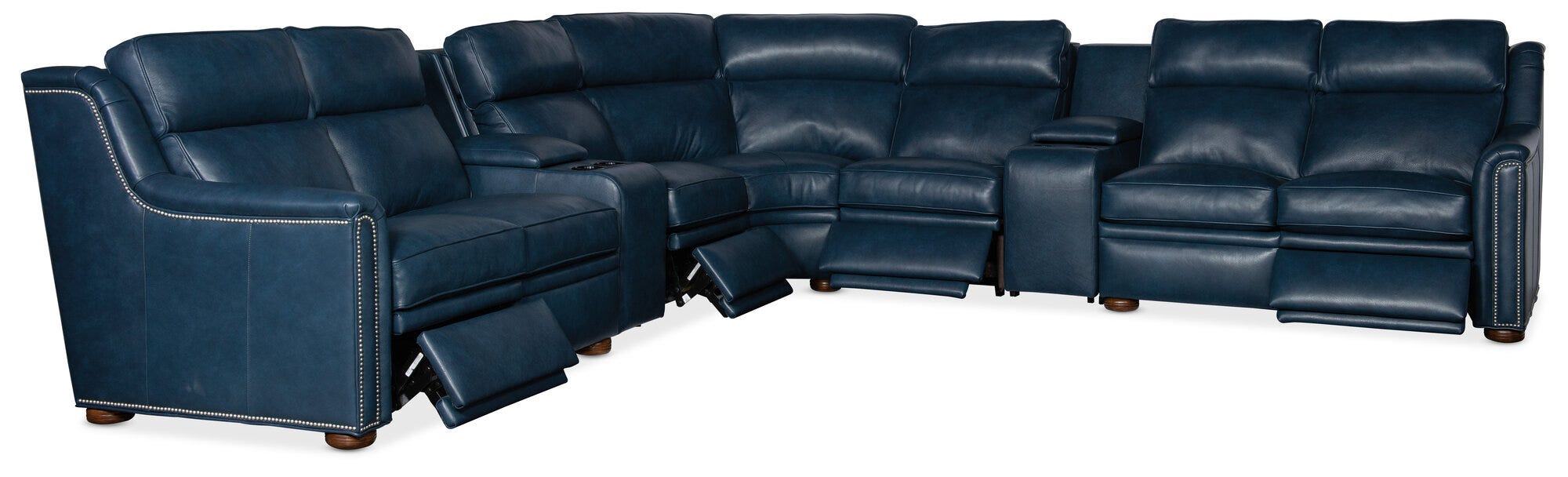 204 Raiden Reclining Sectional with Two-Piece Back