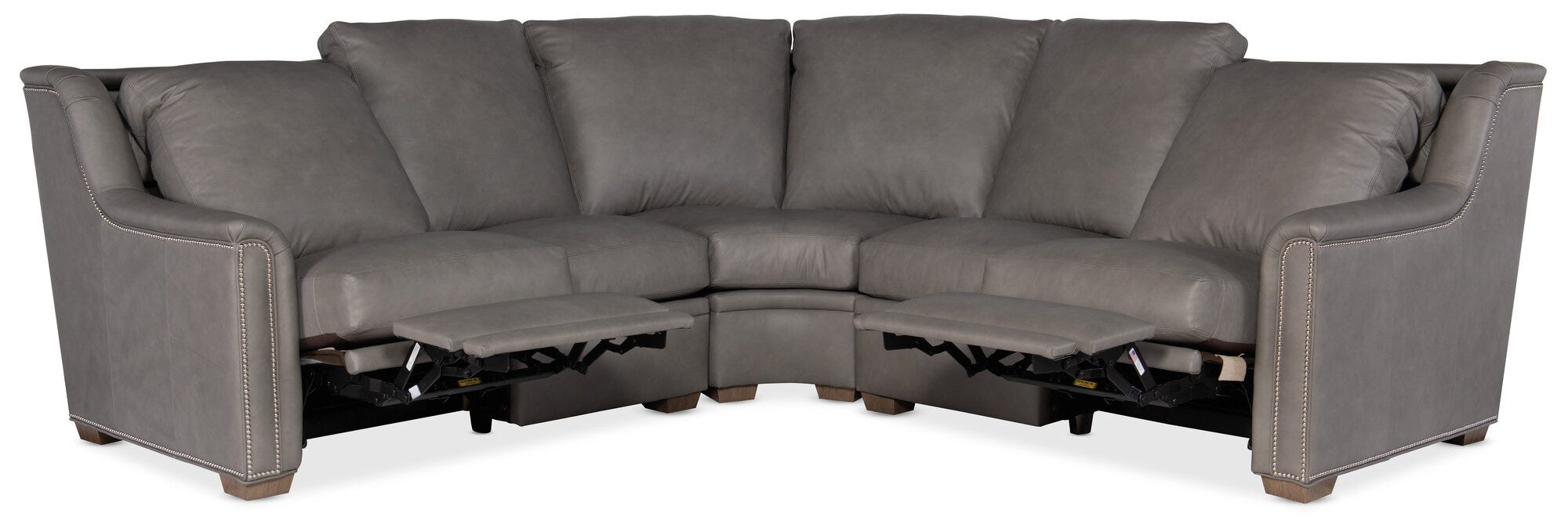204 Raiden Reclining Sectional with One-Piece Back