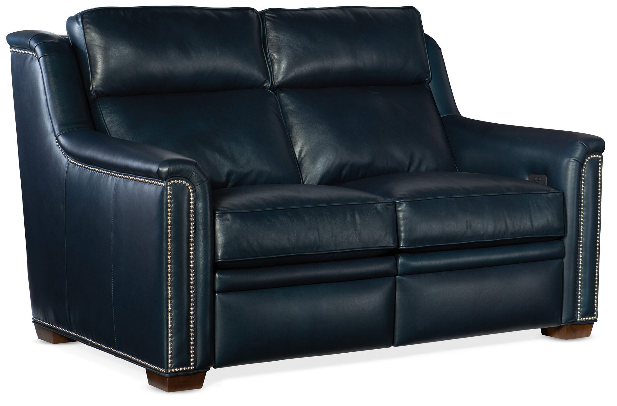 Raiden Reclining Loveseat with Power Headrest - Two Piece Back