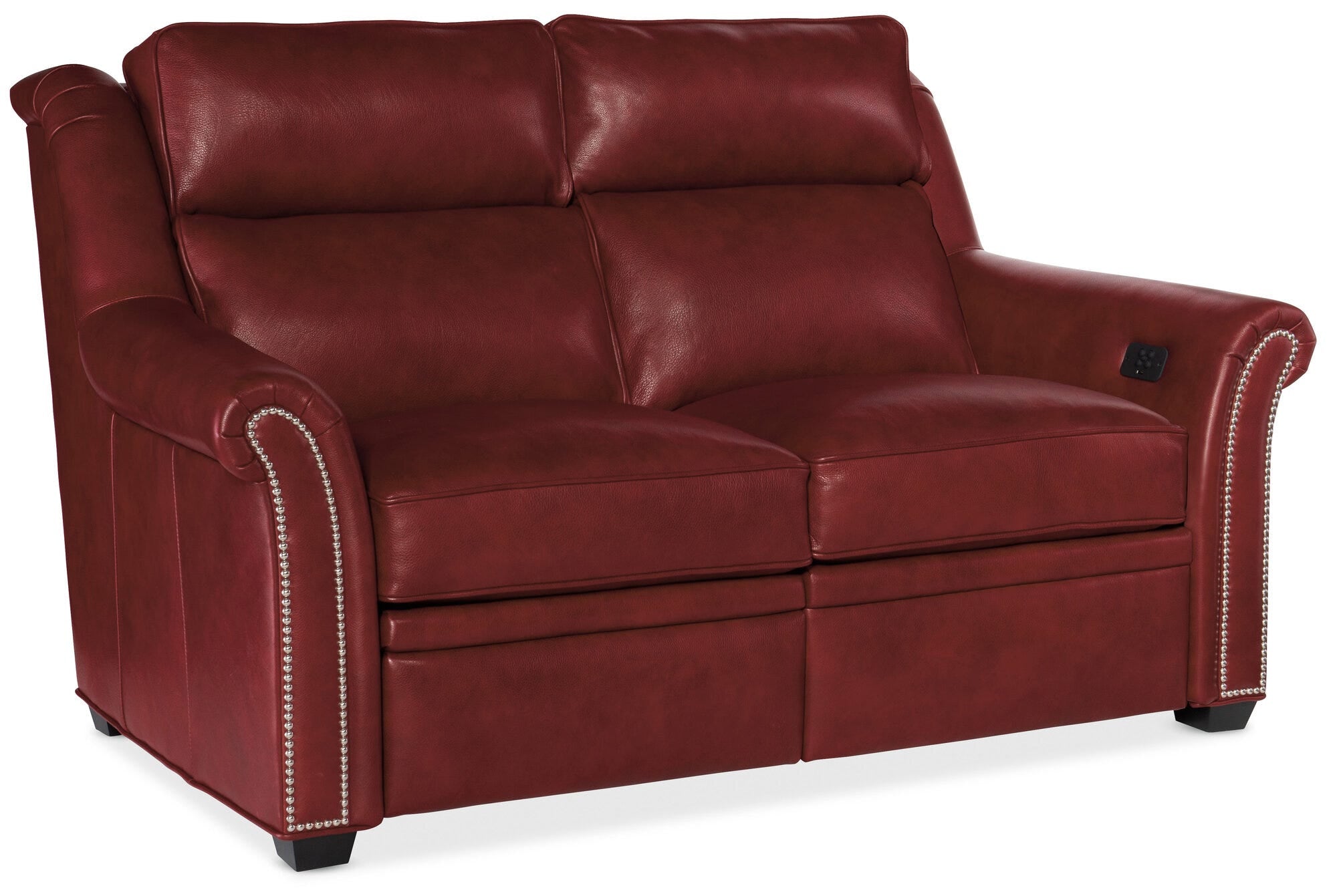 Robinson Reclining Loveseat with Power Headrest - Two Piece Back